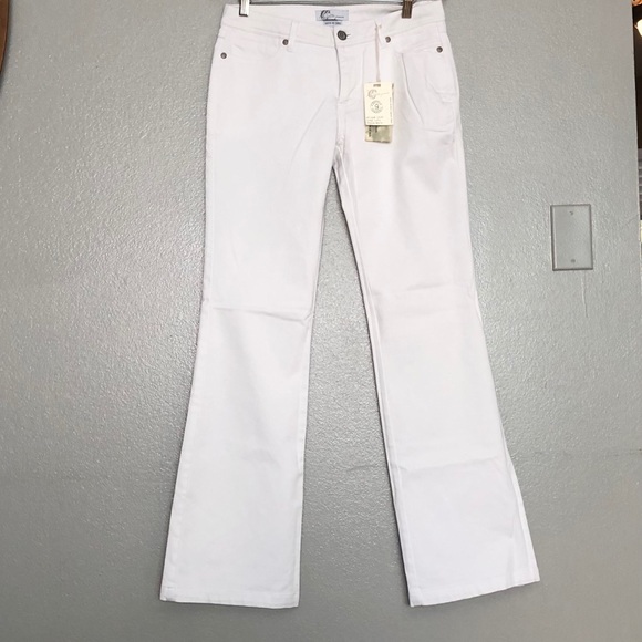 Y2K White Low Rise Trousers